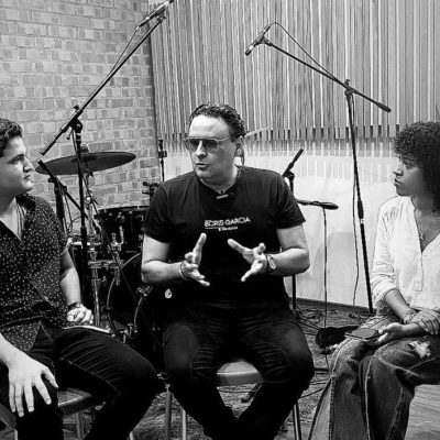 Entrevista a Boris García por Mariana  y Daniel Lorduy. // Foto: Cortesía